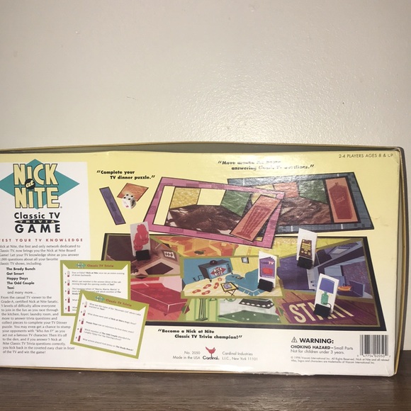 Nick at Night Classic TV Tricia Game - 1996 - Picture 2 of 11